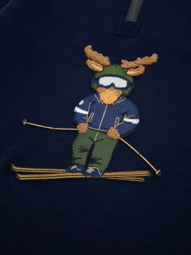 Bilde av WoolLand Høvringen top boy Blue Ink
